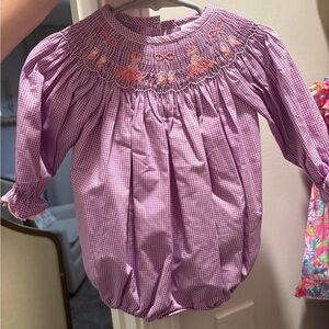 Stitchy Fish Ballerina Smock Bubble